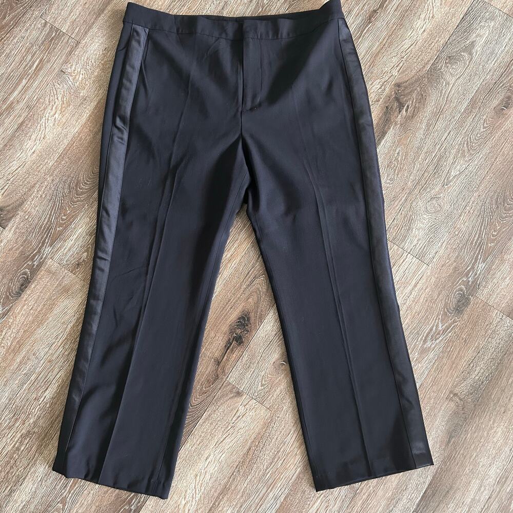 Ralph Lauren Black Label Women’s Size 14 Petite Dress Pants Wool Blend Tailored